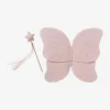 Ailes De Papillon En Gaze De Coton + Baguette Magique Rose – Vertbaudet 5