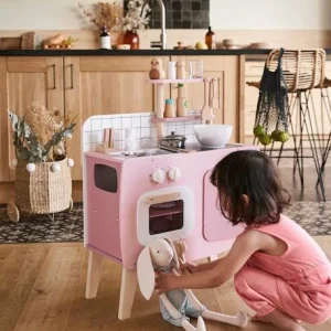 Cuisinette Design En Bois FSC® Rose – Vertbaudet 10