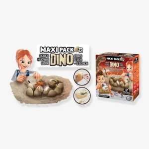 Maxi Pack 12 Oeufs Dinosaures – BUKI Orange – Buki 15