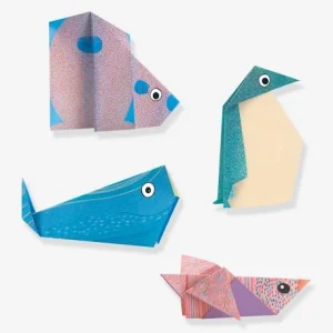 Origami Facile – Les Animaux Polaires DJECO Bleu – Djeco 12