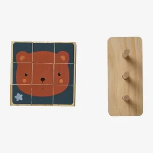 Puzzle De Cubes à Empiler En Bois FSC® Bois – Vertbaudet 16