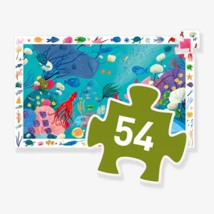 Puzzle D’observation Aquatique DJECO Bleu – Djeco 7