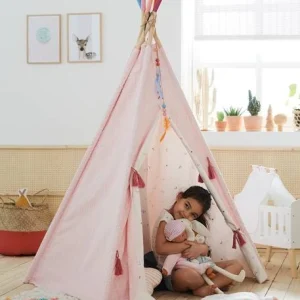 Tipi Réversible Petite Sioux Rose – Vertbaudet 15