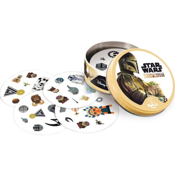 Tout neuf 💯 ASMODEE Jeu – Dobble Star Wars Mandalorian 🥰 1