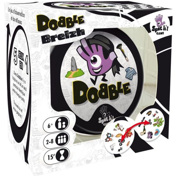 Grosses soldes 🧨 ASMODEE Jeu Dobble Breizh 👏 1