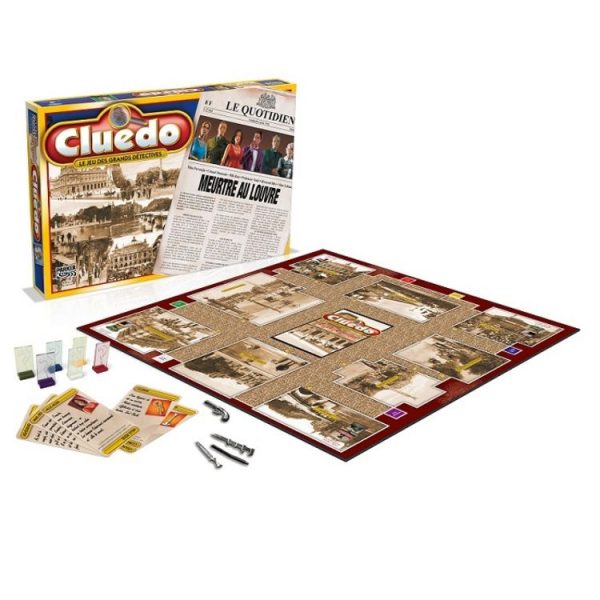 Nouveau 🎉 WINNING MOVES WINNING MOVES Cluedo Meurtre Au Louvre 🔥 1