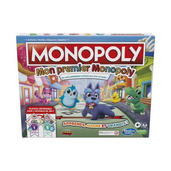 Offres 🎁 HASBRO Jeu Mon Premier Monopoly ✔️ 1