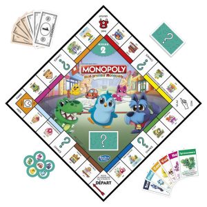 Offres 🎁 HASBRO Jeu Mon Premier Monopoly ✔️ 7