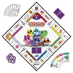 Offres 🎁 HASBRO Jeu Mon Premier Monopoly ✔️ 9