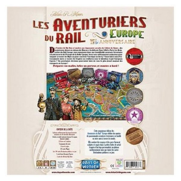 Meilleure vente 💯 Asmodee Les Aventuriers Du Rail 15eme Anniversaire 👏 3