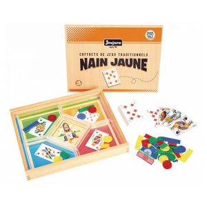 De gros 🎁 JeuJura Jeu Du Nain Jaune – Coffret En Bois 👍 9