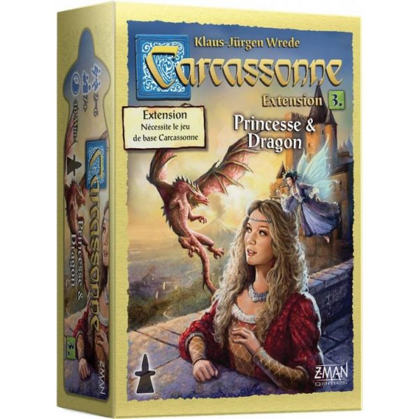 Vente flash 🛒 Asmodee Carcassonne Extension 3 Princesse Et Dragon 🔔 1