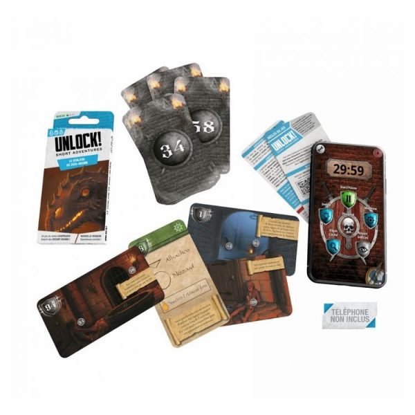 Remise 🔥 Asmodee Unlock Short Adventures – Le Donjon De Doo Arann 🔔 3