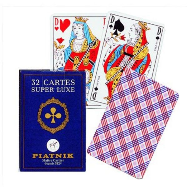 Le moins cher 💯 Piatnik Jeu De 32 Cartes Cartes Françaises : Super Luxe 🧨 1