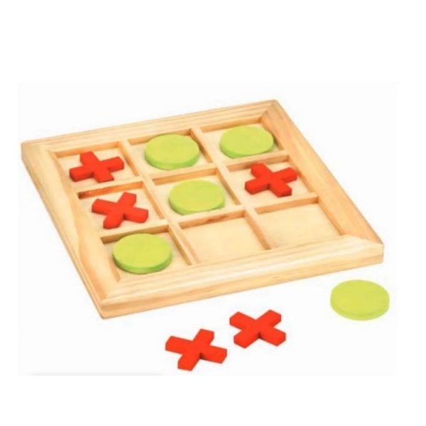 Meilleure vente 😀 JeuJura Jeu Du Tic Tac Toe En Bois ✨ 1