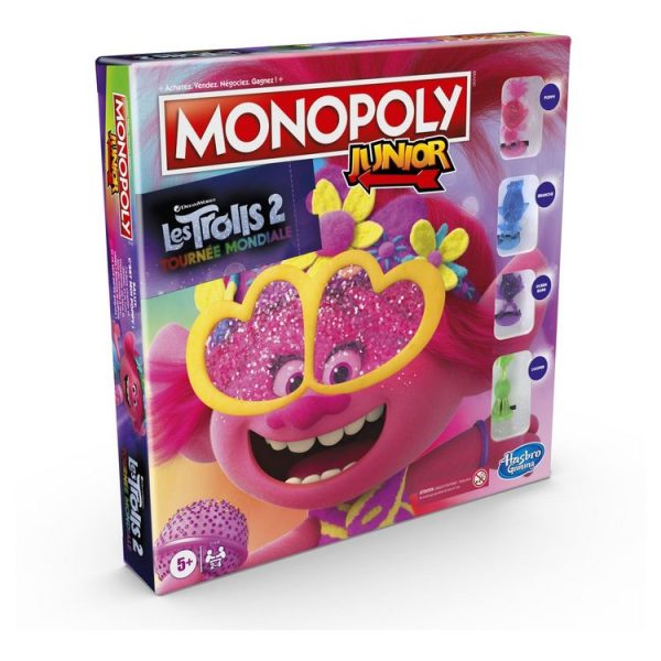 Budget ❤️ HASBRO Jeu Monopoly Junior – Trolls 2 Tournée Mondiale ⌛ 1