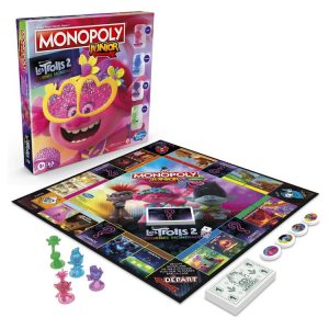 Budget ❤️ HASBRO Jeu Monopoly Junior – Trolls 2 Tournée Mondiale ⌛ 9