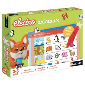 Bon marché 😍 NATHAN Lot Quiz Electronique Animaux + Lettres Et Chiffres 🌟 7