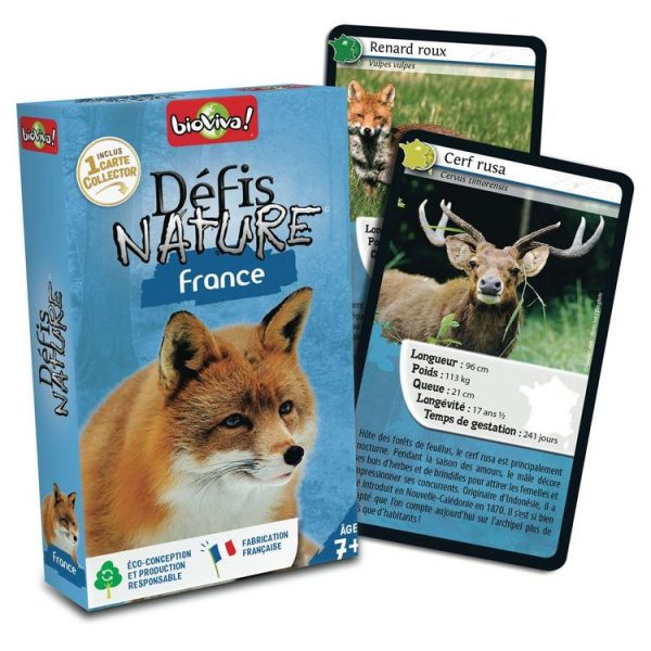 Acheter ❤️ BIOVIVA Défis Nature France 36 Cartes Collector 🥰 1