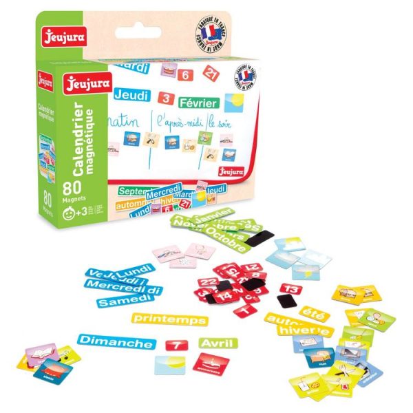 De gros 👍 JEUJURA Coffret Magnets Calendrier – 80 Caractères 🥰 3