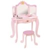 Acheter 🔥 KidKraft Coiffeuse Et Tabouret Princesse ✨ 5