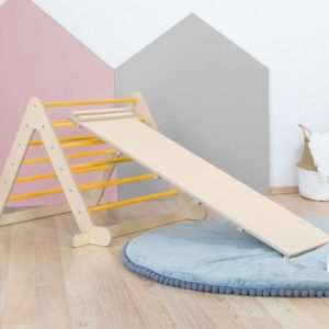 Offres ⌛ Youdoit Jeu D’équilibre Et Motricité Montessori PIKY – Couleur Bois Naturel Et Jaune 💯 7