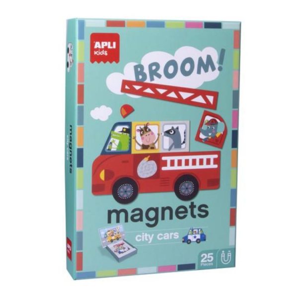 Nouveau ✨ Apli Agipa Magnets Découvrir Les Véhicules Professionnels Enfant 👏 1