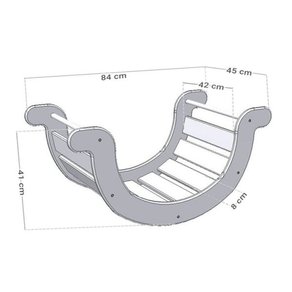 Coupon 🥰 Youdoit Planche D’équilibre Montessori YUPEE – Bois Massif – Dégradé Couleurs Froides 🌟 4