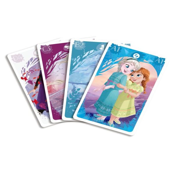 Promo 👏 CARTAMUNDI Jeu De Famille Reine Des Neiges – Jeu De Cartes 4 En 1 ✨ 3