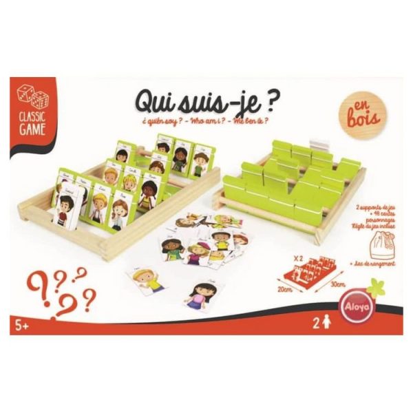 Le moins cher 🌟 LG DISTRIBUTION Jeu Devine Qui Je Suis En Bois 🤩 1