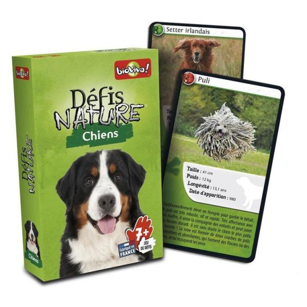 Promo ⭐ BIOVIVA Jeu Défis Nature – Chiens 🔔 3