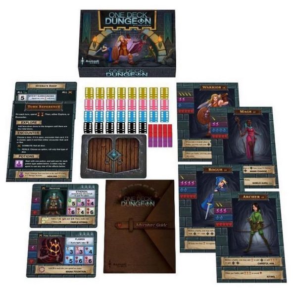 Bon marché 🤩 Blackrock Editions One Deck Dungeon 😉 4