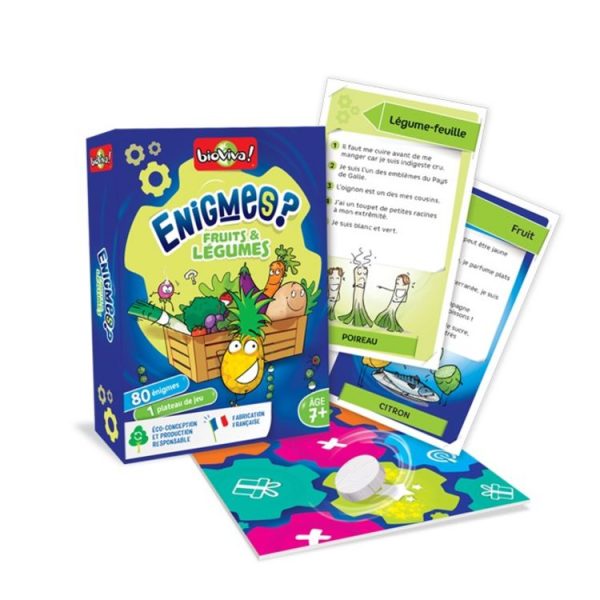 Budget 🎁 BIOVIVA Jeu Énigmes Fruits Et Légumes 🛒 1