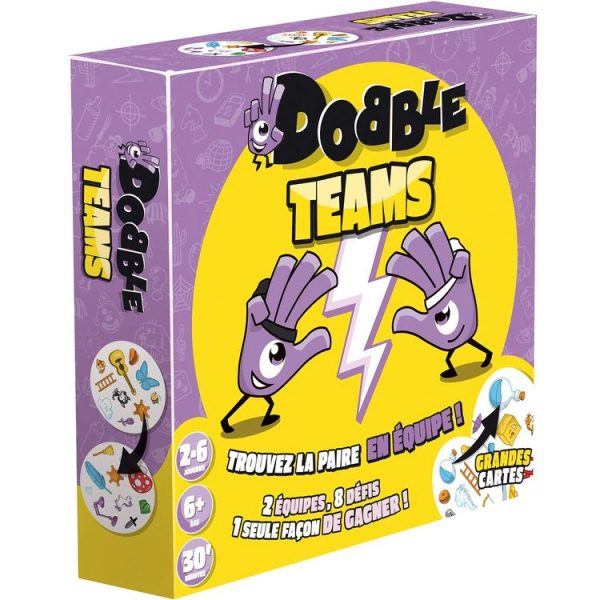 Le moins cher ✨ ASMODEE Jeu Dobble Teams 🎉 1