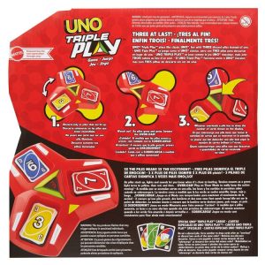 Budget ✨ MATTEL MATTEL GAMES UNO Triple Play Sonore Et Lumineux ❤️ 9