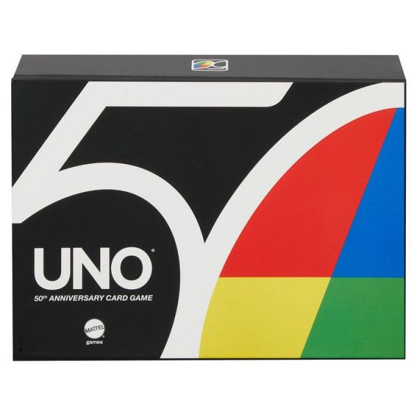 Sortie ✔️ MATTEL Mattel Games – Uno 50ème Premium – Jeu De Cartes Famille ✨ 1