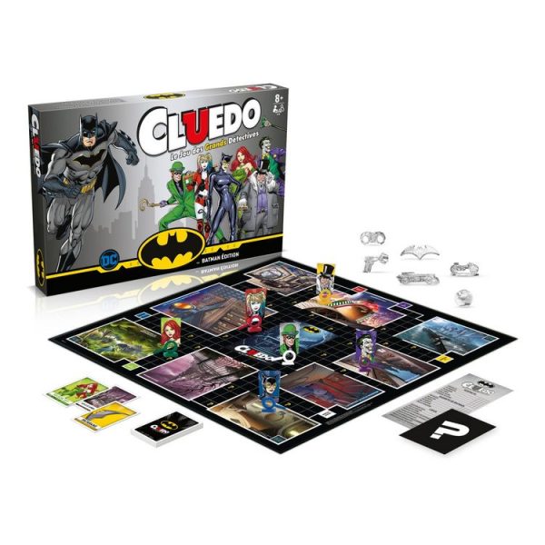 Vente flash 💯 WINNING MOVES WINNING MOVES Jeu – Cluedo Batman ❤️ 3